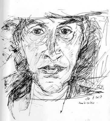 Dessin Autoportrait 14/08/2017